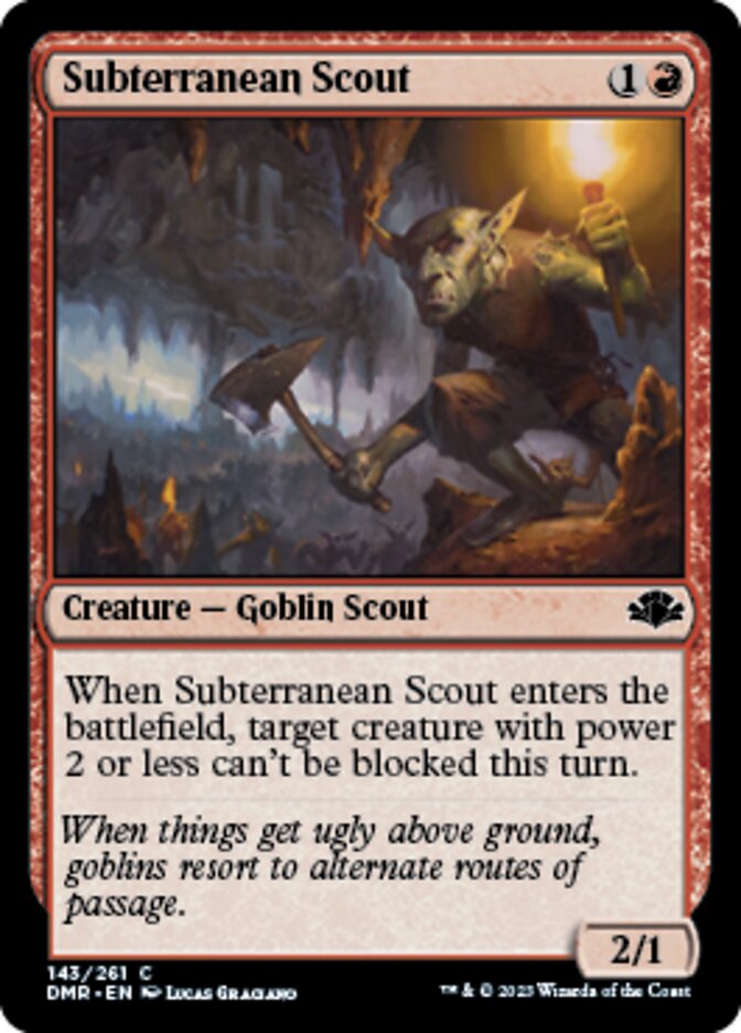Subterranean Scout [Dominaria Remastered] | Gamers Paradise
