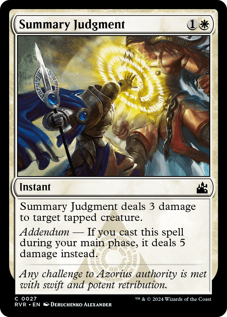 Summary Judgment [Ravnica Remastered] | Gamers Paradise