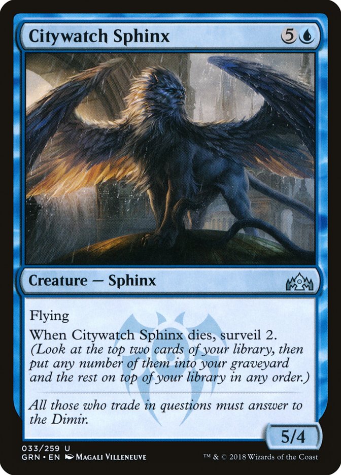 Citywatch Sphinx [Guilds of Ravnica] | Gamers Paradise