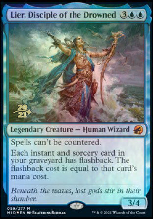 Lier, Disciple of the Drowned [Innistrad: Midnight Hunt Prerelease Promos] | Gamers Paradise