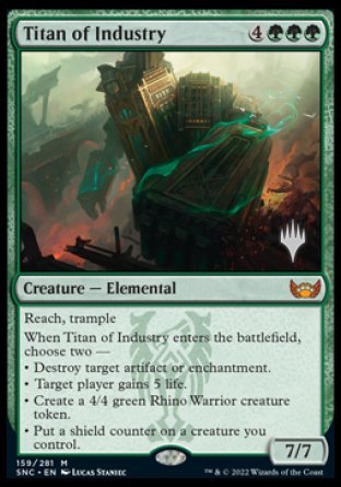Titan of Industry (Promo Pack) [Streets of New Capenna Promos] | Gamers Paradise
