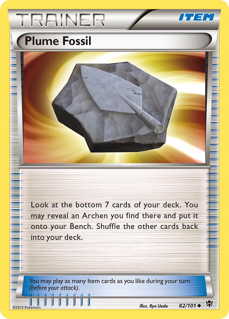Plume Fossil (82/101) [Black & White: Plasma Blast] | Gamers Paradise