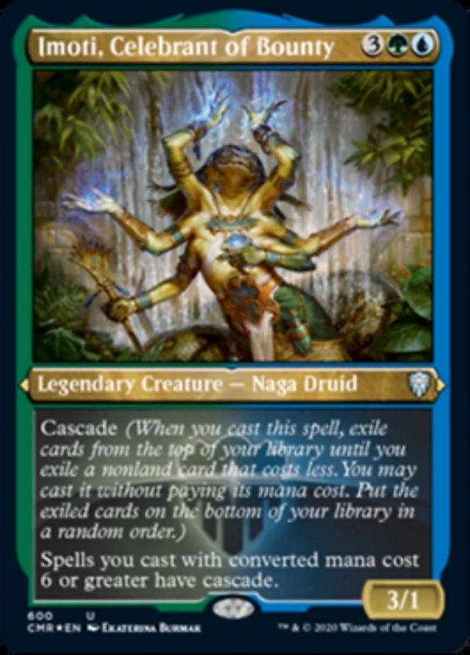 Imoti, Celebrant of Bounty (Etched) [Commander Legends] | Gamers Paradise