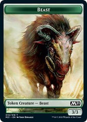 Beast // Saproling Double-Sided Token [Core Set 2021 Tokens] | Gamers Paradise