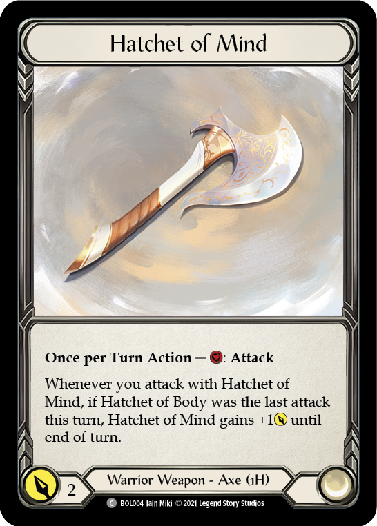 Hatchet of Mind [BOL004] (Monarch Boltyn Blitz Deck) | Gamers Paradise