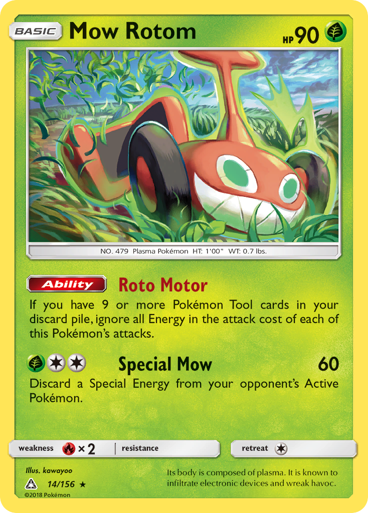 Mow Rotom (14/156) [Sun & Moon: Ultra Prism] | Gamers Paradise