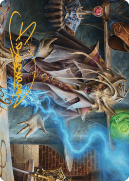 Renari, Merchant of Marvels Art Card (Gold-Stamped Signature) [Commander Legends: Battle for Baldur's Gate Art Series] | Gamers Paradise