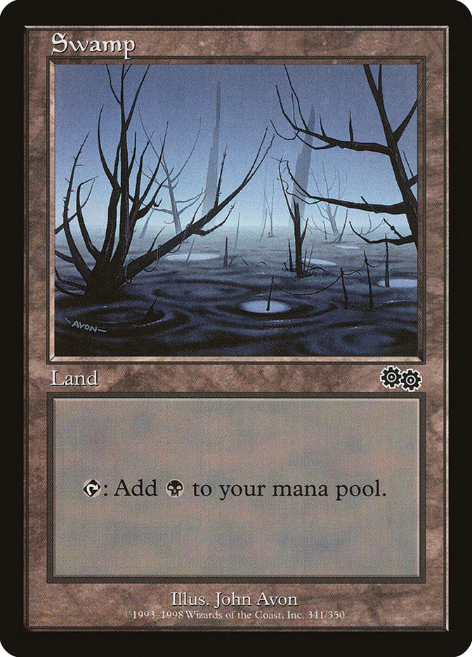 Swamp (341) [Urza's Saga] | Gamers Paradise