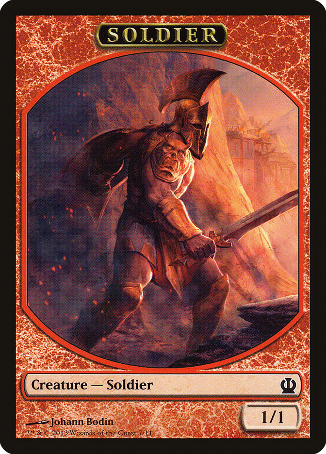 Soldier Token (7/11) [Theros Tokens] | Gamers Paradise