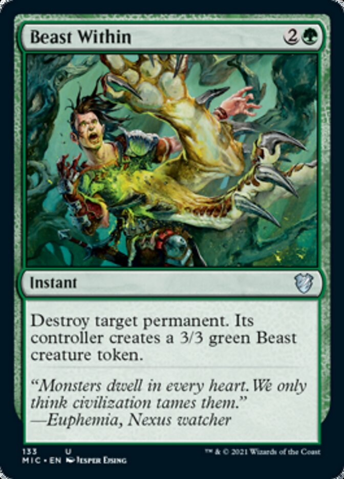 Beast Within [Innistrad: Midnight Hunt Commander] | Gamers Paradise