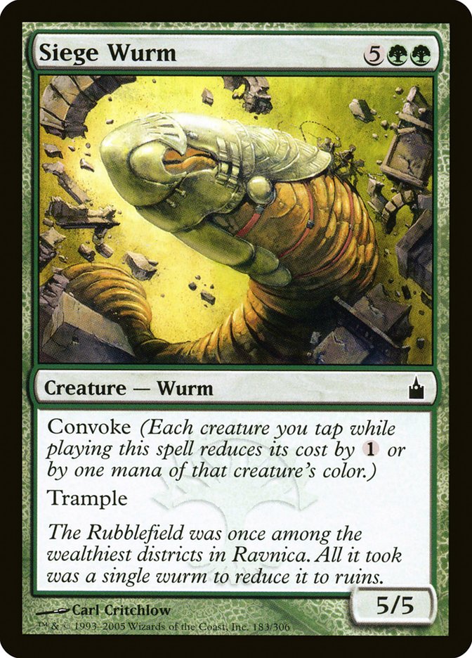 Siege Wurm [Ravnica: City of Guilds] | Gamers Paradise