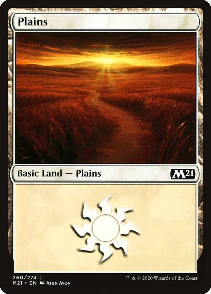 Plains (260) [Core Set 2021] | Gamers Paradise