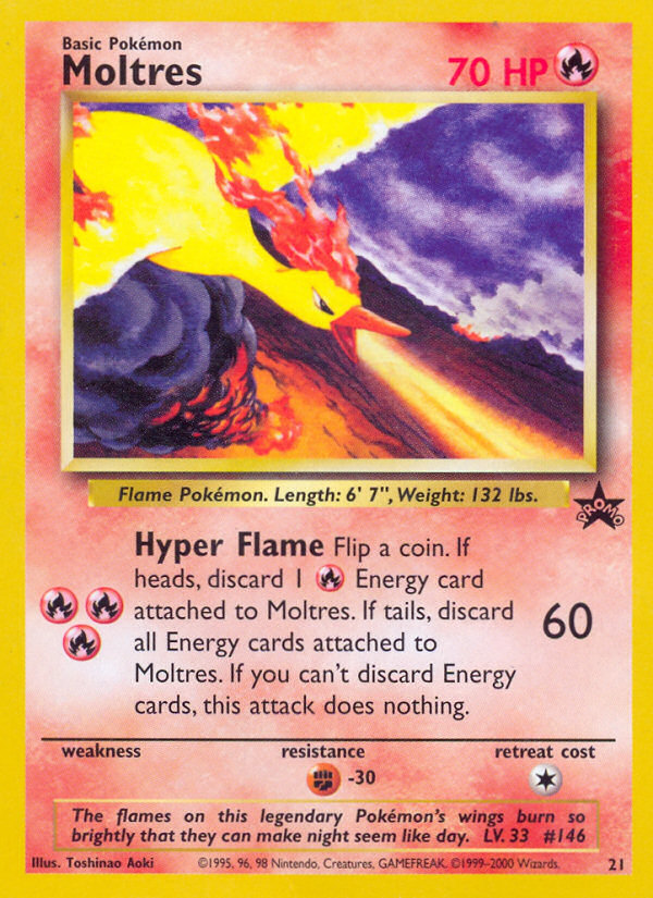 Moltres (21) [Wizards of the Coast: Black Star Promos] | Gamers Paradise