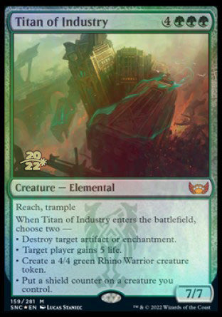 Titan of Industry [Streets of New Capenna Prerelease Promos] | Gamers Paradise