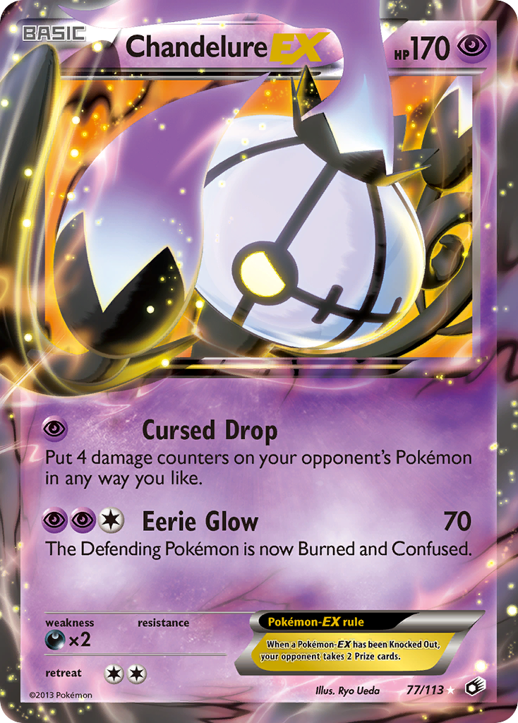 Chandelure EX (77/113) [Black & White: Legendary Treasures] | Gamers Paradise