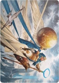 Linvala, Shield of Sea Gate Art Card [Zendikar Rising Art Series] | Gamers Paradise