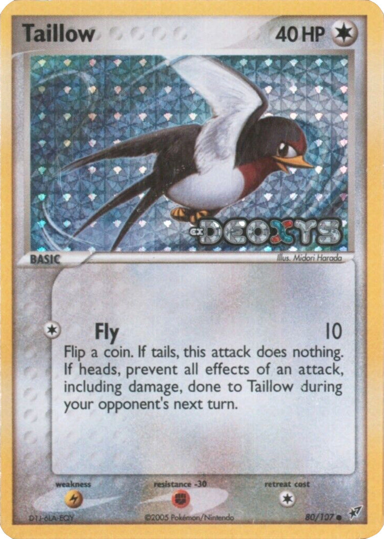 Taillow (80/107) (Stamped) [EX: Deoxys] | Gamers Paradise