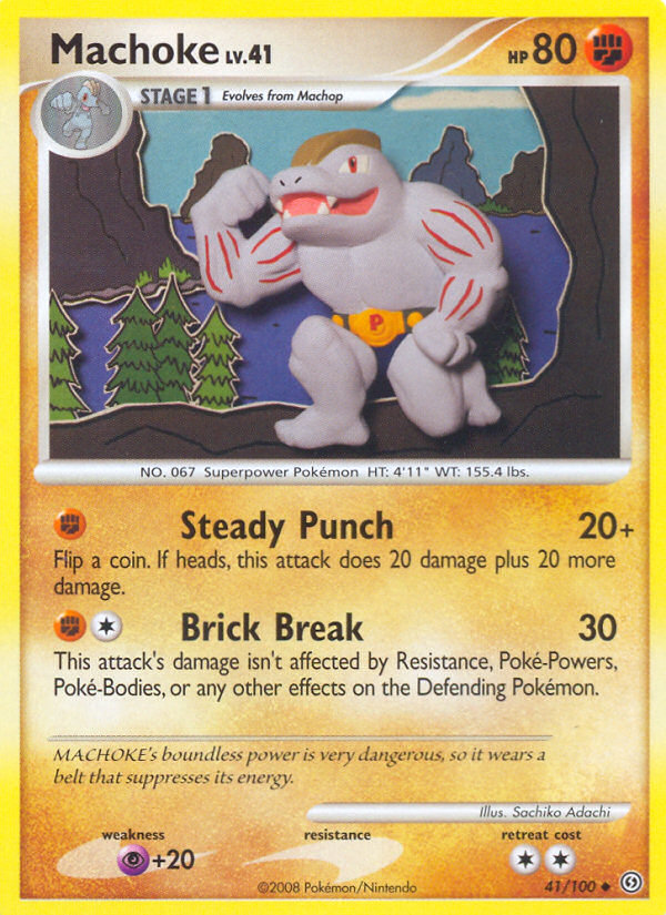 Machoke (41/100) [Diamond & Pearl: Stormfront] | Gamers Paradise