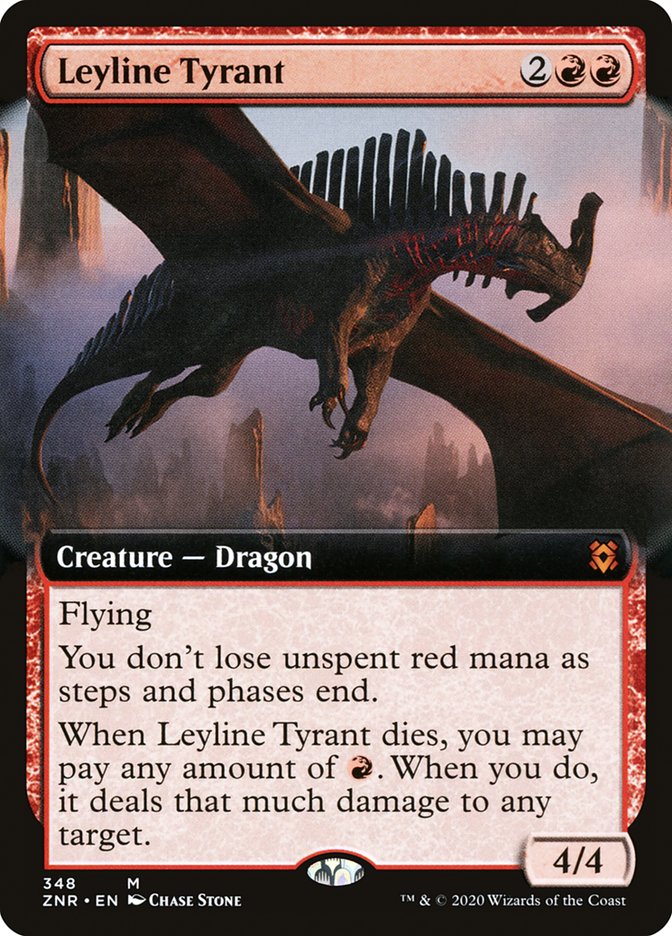 Leyline Tyrant (Extended Art) [Zendikar Rising] | Gamers Paradise