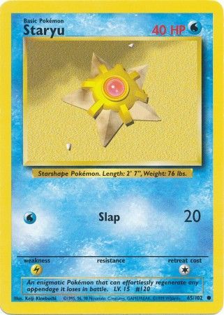 Staryu (65/102) [Base Set Unlimited] | Gamers Paradise