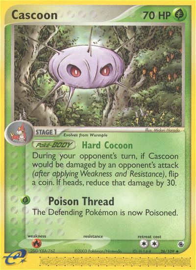Cascoon (26/109) [EX: Ruby & Sapphire] | Gamers Paradise