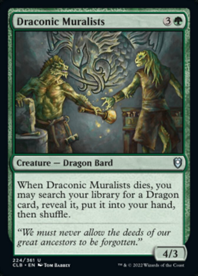 Draconic Muralists [Commander Legends: Battle for Baldur's Gate] | Gamers Paradise