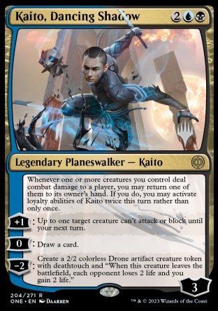 Kaito, Dancing Shadow (Promo Pack) [Phyrexia: All Will Be One Promos] | Gamers Paradise