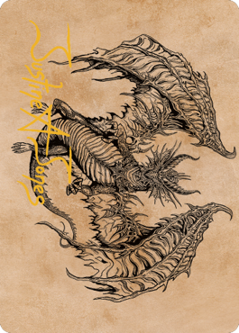 Ganax, Astral Hunter Art Card (Gold-Stamped Signature) [Commander Legends: Battle for Baldur's Gate Art Series] | Gamers Paradise