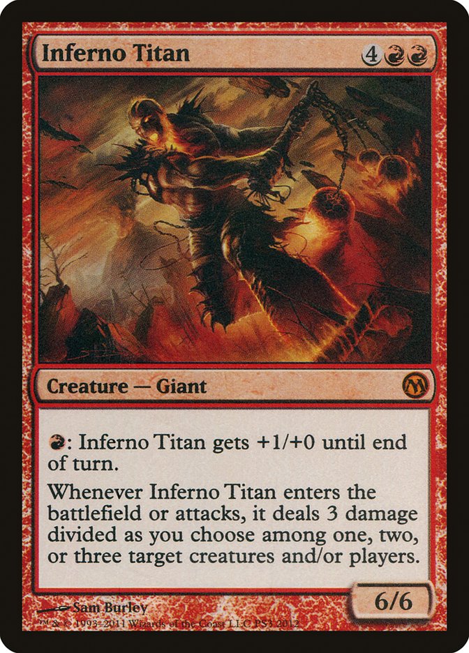 Inferno Titan (Duels of the Planeswalkers Promos) [Duels of the Planeswalkers Promos 2011] | Gamers Paradise