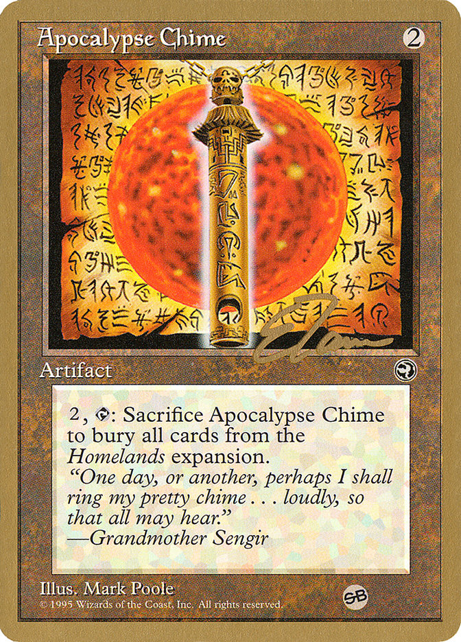 Apocalypse Chime (Eric Tam) (SB) [Pro Tour Collector Set] | Gamers Paradise