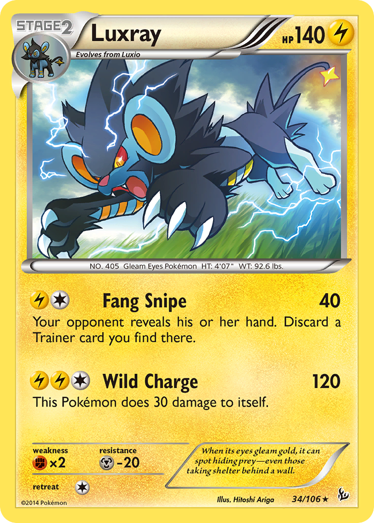Luxray (34/106) [XY: Flashfire] | Gamers Paradise