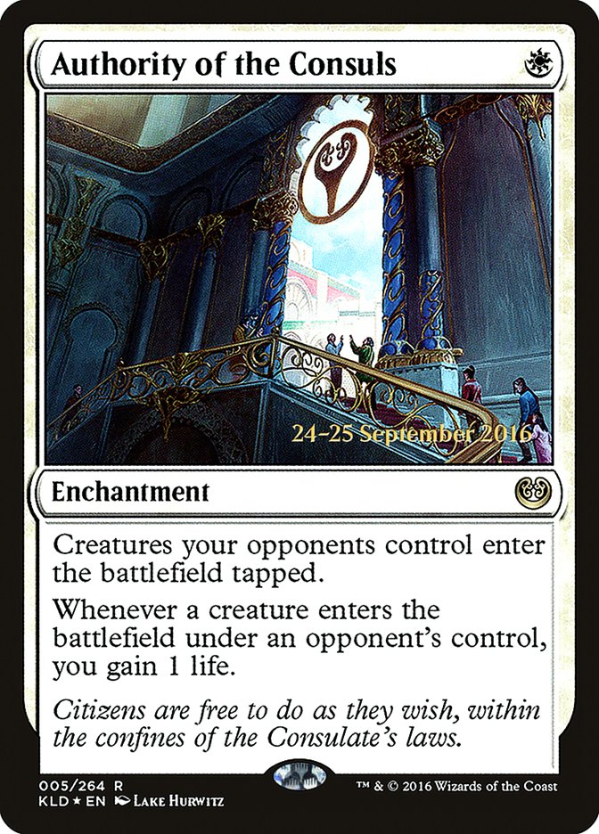 Authority of the Consuls [Kaladesh Prerelease Promos] | Gamers Paradise