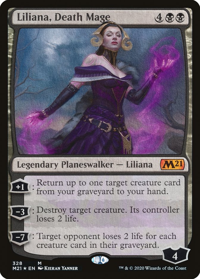 Liliana, Death Mage [Core Set 2021] | Gamers Paradise