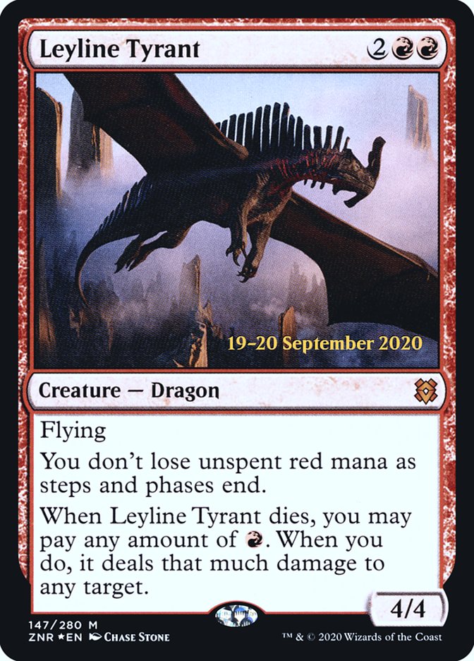 Leyline Tyrant [Zendikar Rising Prerelease Promos] | Gamers Paradise