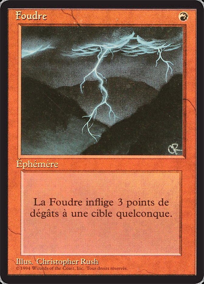 Lightning Bolt [Foreign Black Border] | Gamers Paradise
