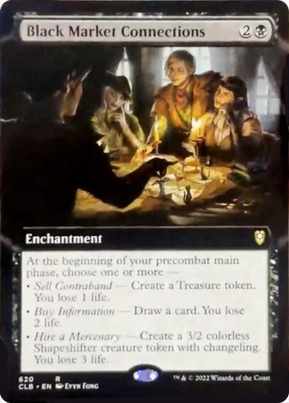 Black Market Connections (Extended Art) [Commander Legends: Battle for Baldur's Gate] | Gamers Paradise