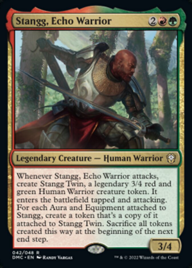 Stangg, Echo Warrior [Dominaria United Commander] | Gamers Paradise