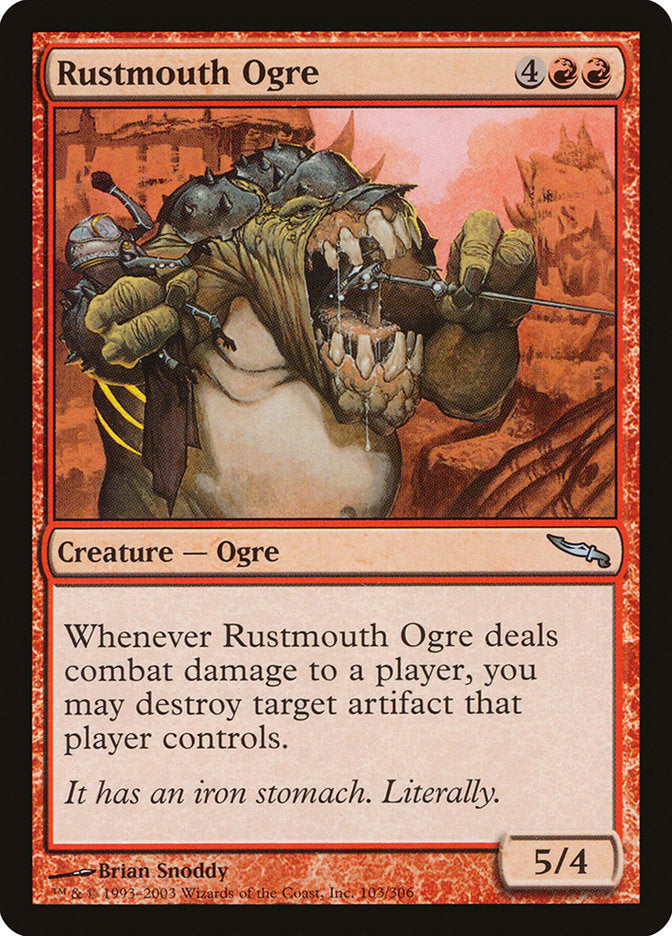 Rustmouth Ogre [Mirrodin] | Gamers Paradise