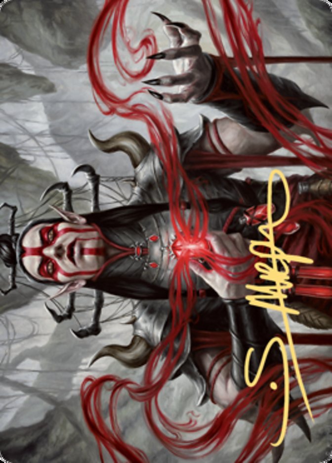 Malakir Blood-Priest Art Card (Gold-Stamped Signature) [Zendikar Rising Art Series] | Gamers Paradise