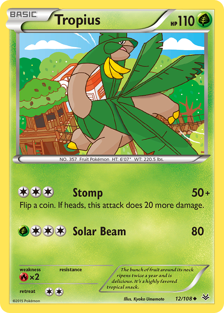 Tropius (12/108) [XY: Roaring Skies] | Gamers Paradise