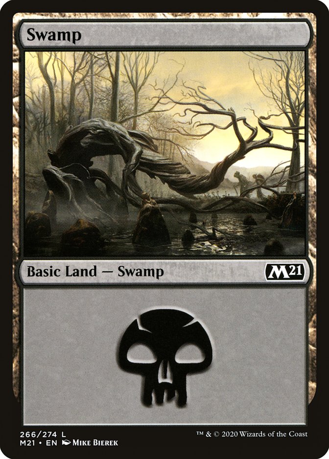 Swamp (266) [Core Set 2021] | Gamers Paradise