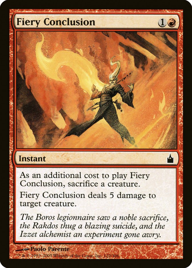 Fiery Conclusion [Ravnica: City of Guilds] | Gamers Paradise