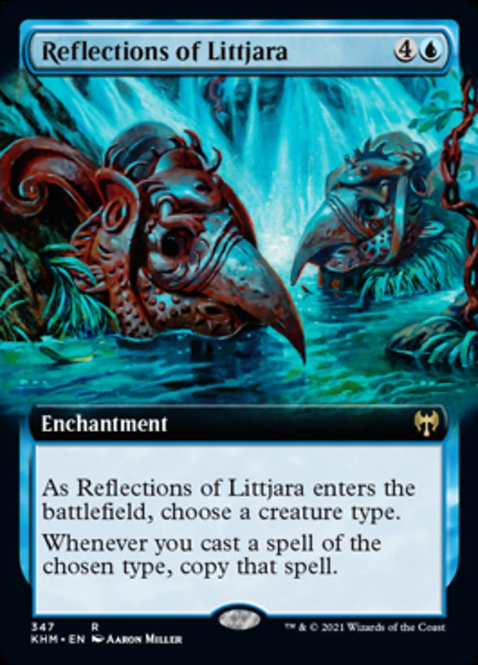 Reflections of Littjara (Extended Art) [Kaldheim] | Gamers Paradise