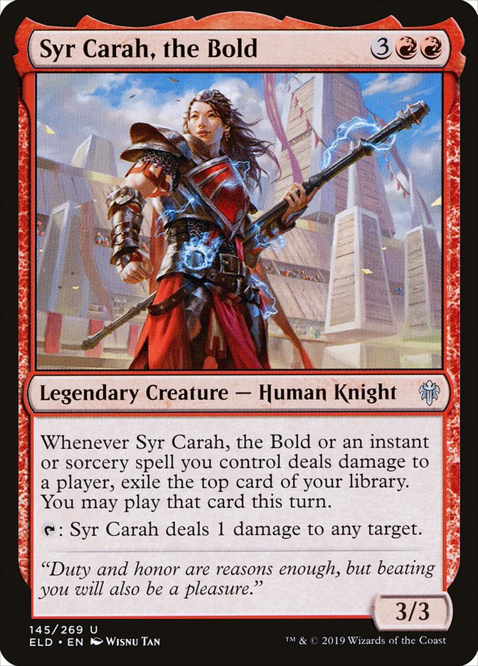 Syr Carah, the Bold [Throne of Eldraine] | Gamers Paradise