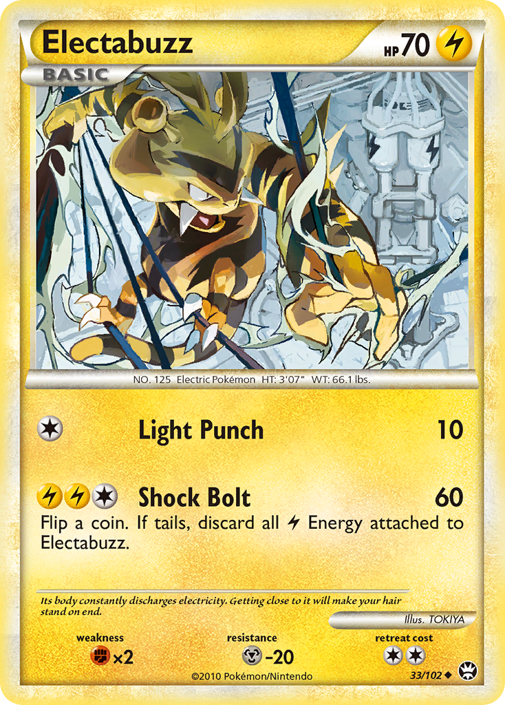 Electabuzz (33/102) [HeartGold & SoulSilver: Triumphant] | Gamers Paradise