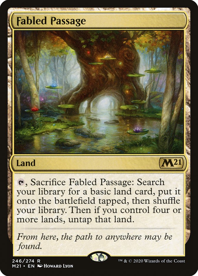 Fabled Passage [Core Set 2021] | Gamers Paradise
