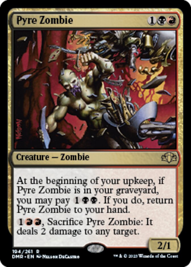 Pyre Zombie [Dominaria Remastered] | Gamers Paradise