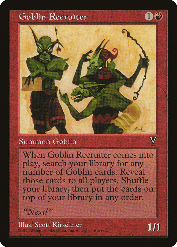 Goblin Recruiter [Visions] | Gamers Paradise
