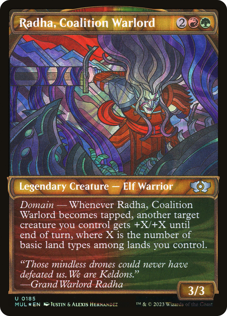 Radha, Coalition Warlord (Halo Foil) [Multiverse Legends] | Gamers Paradise