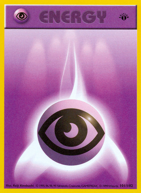 Psychic Energy (101/102) (Shadowless) [Base Set 1st Edition] | Gamers Paradise